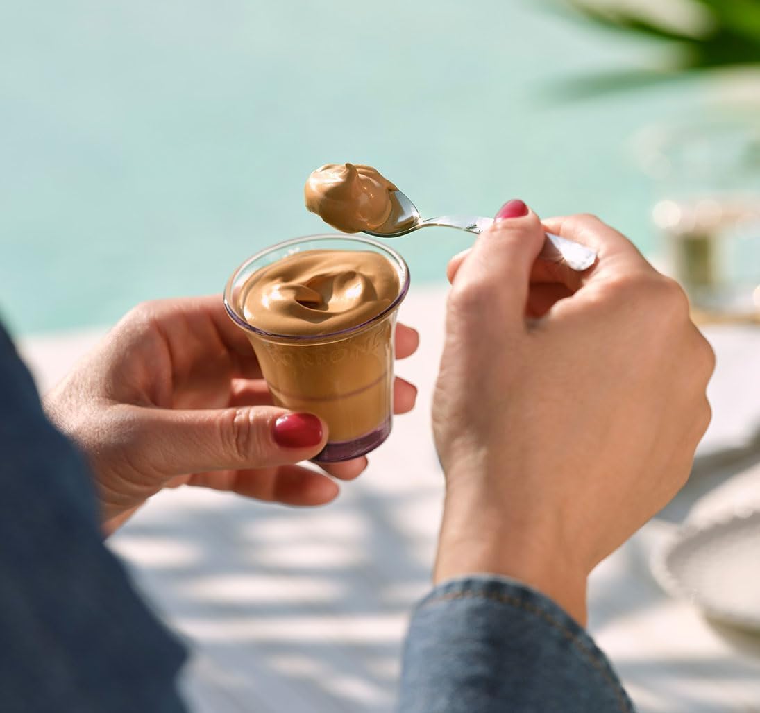 Caffè Borbone CREMA CAFFÈ - 1 Brick 550g - Crema a base di latte con caffè solubile delattosata, UHT a lunga conservazione - Senza Lattosio e Senza Glutine - Latte e panna Italiani