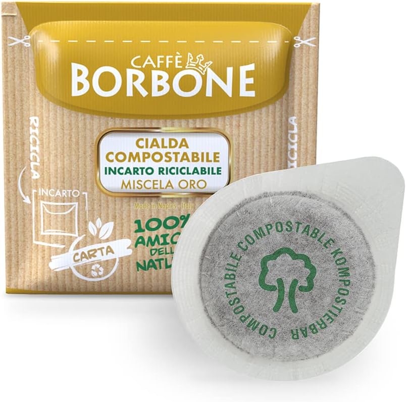 Caffè Borbone Cialda Compostabile, Miscela Oro - 150 Cialde - Sistema ESE