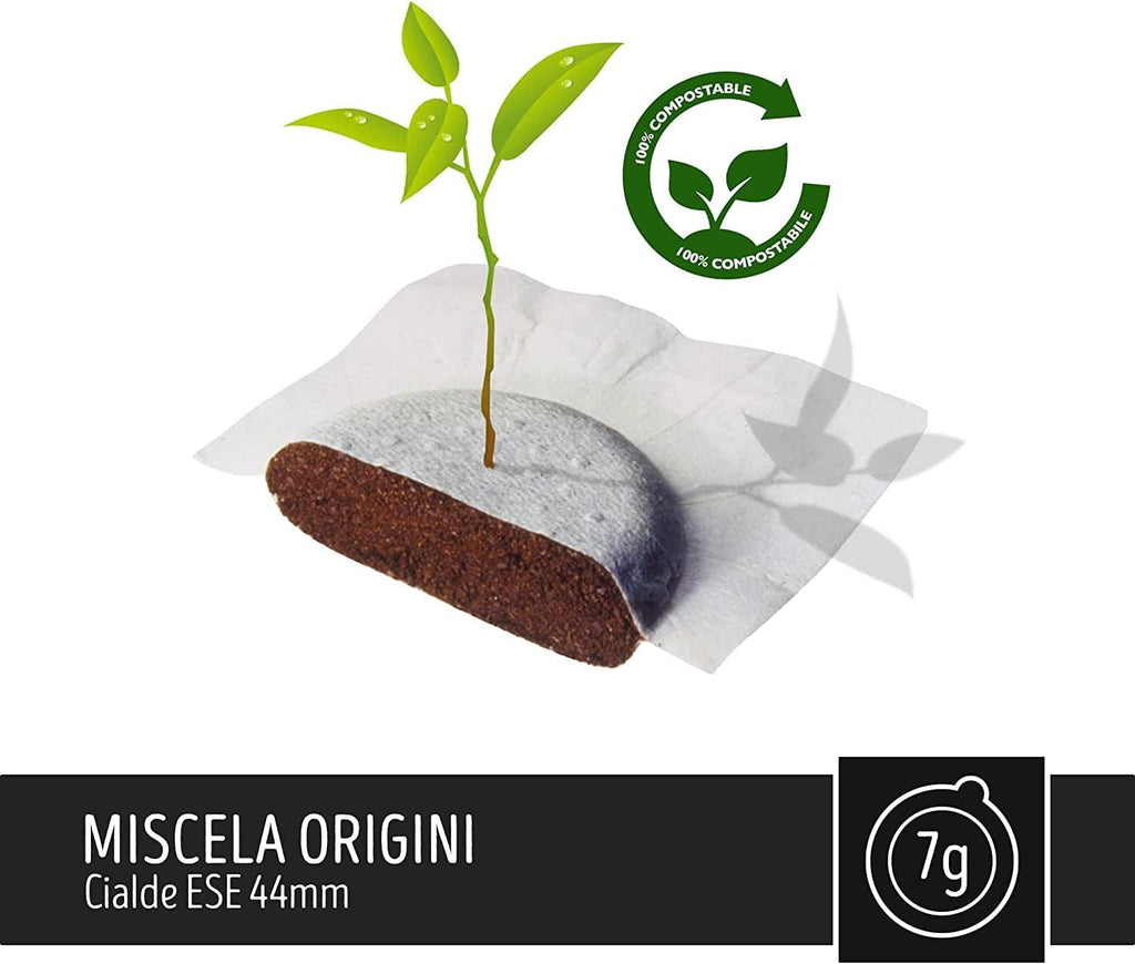 Caffè Toraldo Miscela Origini Cialde ESE 44 mm (50 Unità)