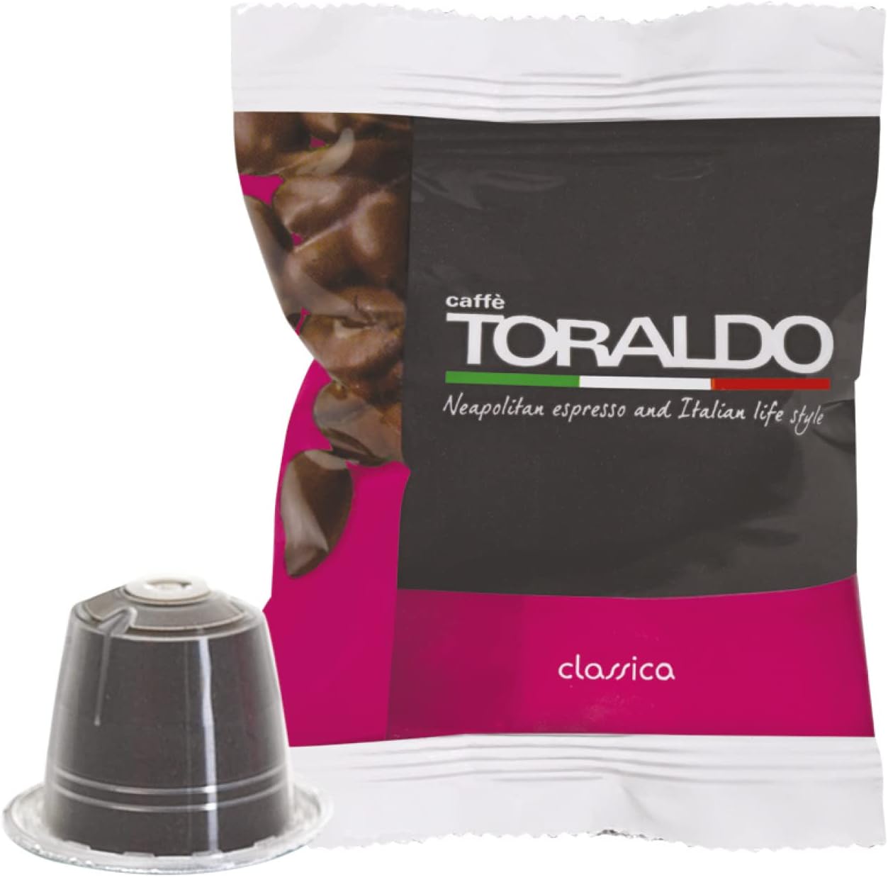 CAFFÈ TORALDO Nespresso | Capsule Compatibile Nespresso* (100 Unità, Miscela Classica)