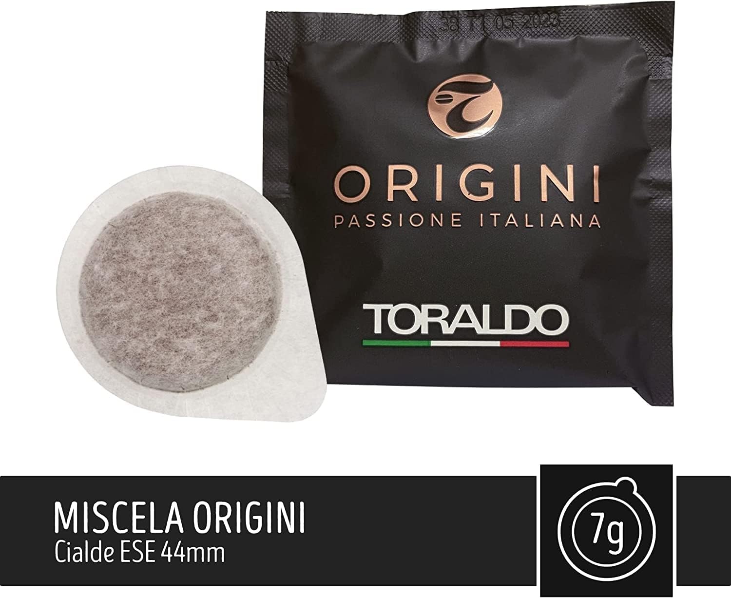 Caffè Toraldo Miscela Origini Cialde ESE 44 mm (50 Unità)