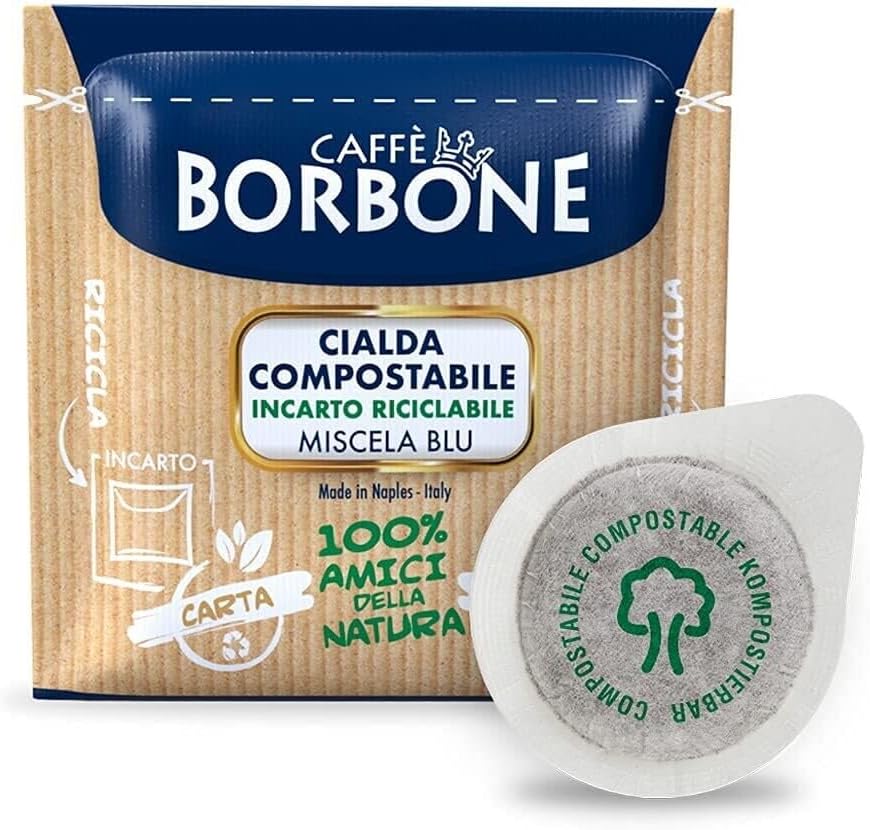 Caffè Borbone Cialda Compostabile, Miscela Blu - 150 Cialde - Sistema ESE