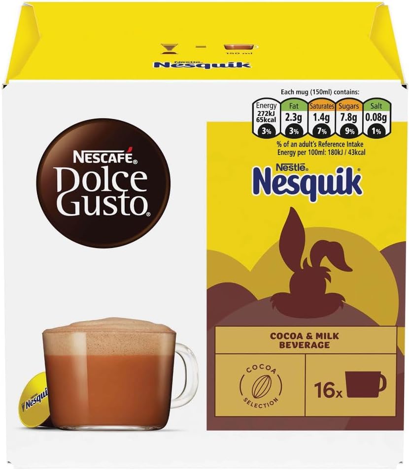 Nescafe Dolce Gusto Nesquik Cialde Caffè, 16 Capsule