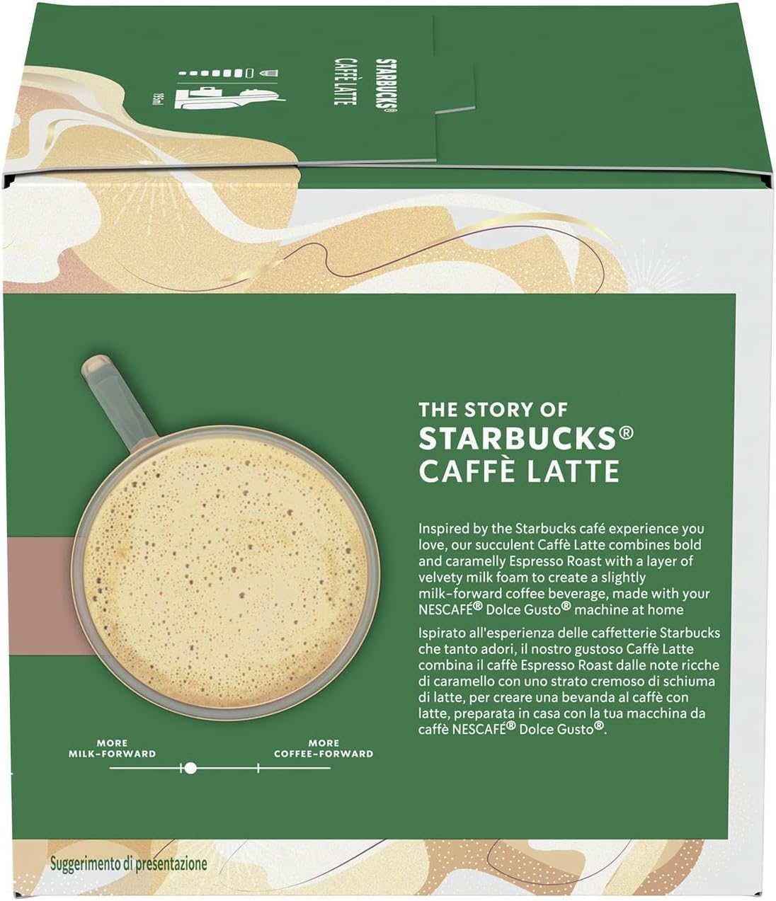 Starbucks Caffè Latte By Nescafé Dolce Gusto Caffè Latte 12 Capsule