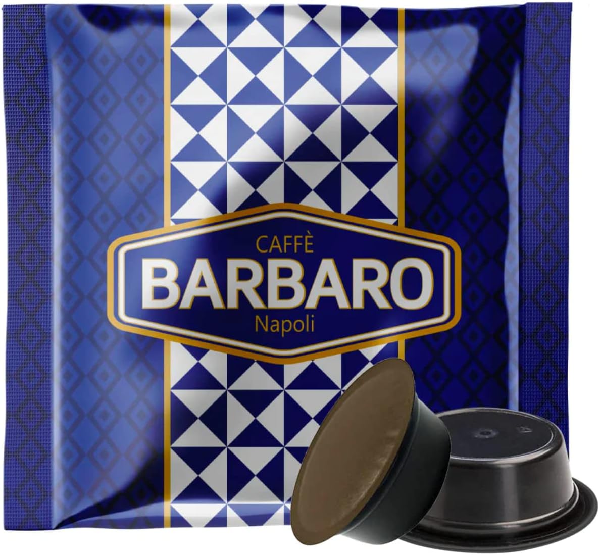 CAFFE' BARBARO 100 capsule Compatibili con macchine A Modo Mio® Miscela BLU DOLCE CREMOSO CIOCCOLATTOSO