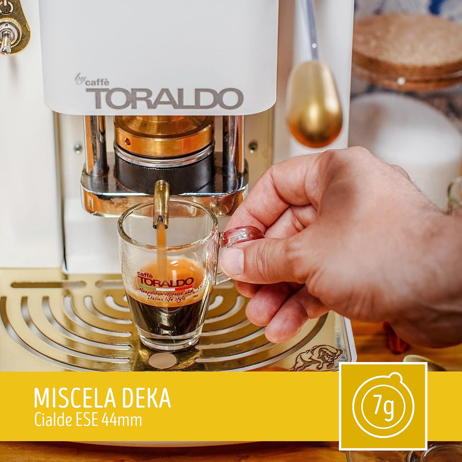 Caffè Toraldo Miscela Decaffeinato ESE 44 mm (150 Unità)