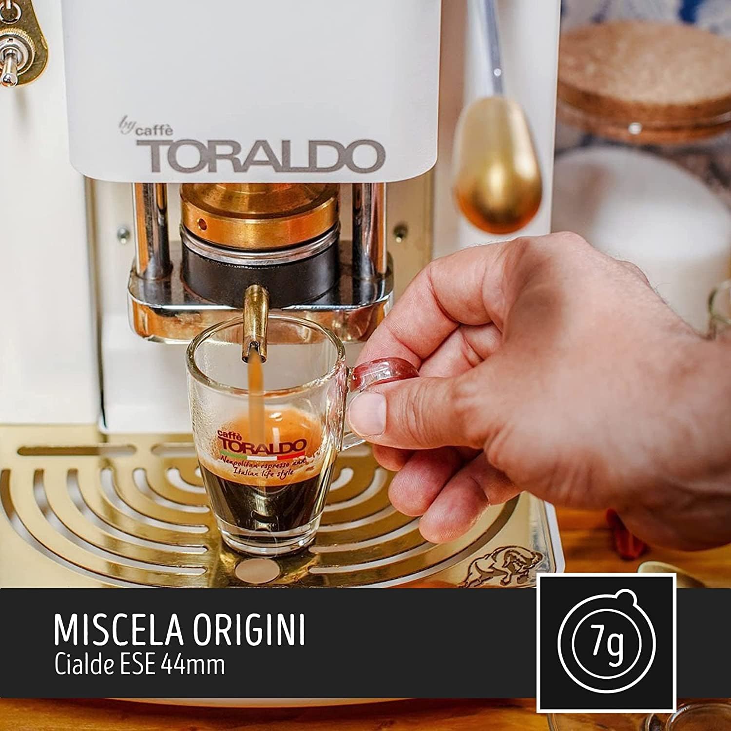 Caffè Toraldo Miscela Origini Cialde ESE 44 mm (50 Unità)