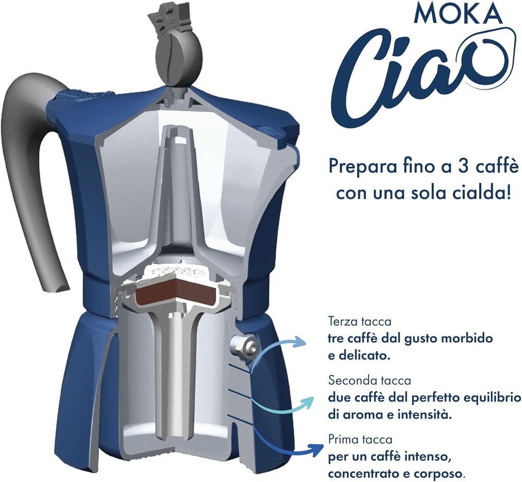 CAFFÈ BORBONE MOKACIAO Caffettiera a Cialde 15 Cialde OMAGGIO