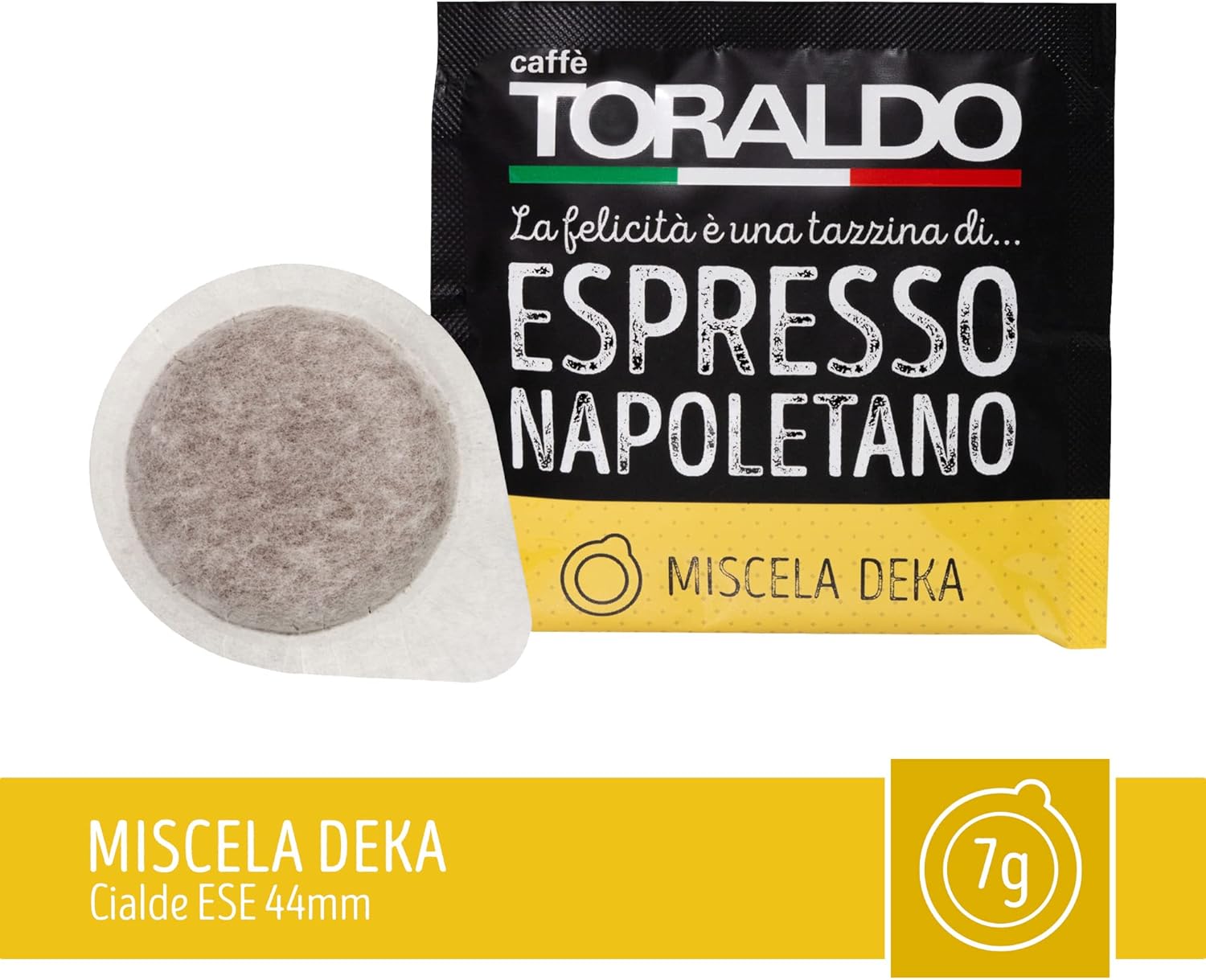 Caffè Toraldo Miscela Decaffeinato ESE 44 mm (150 Unità)
