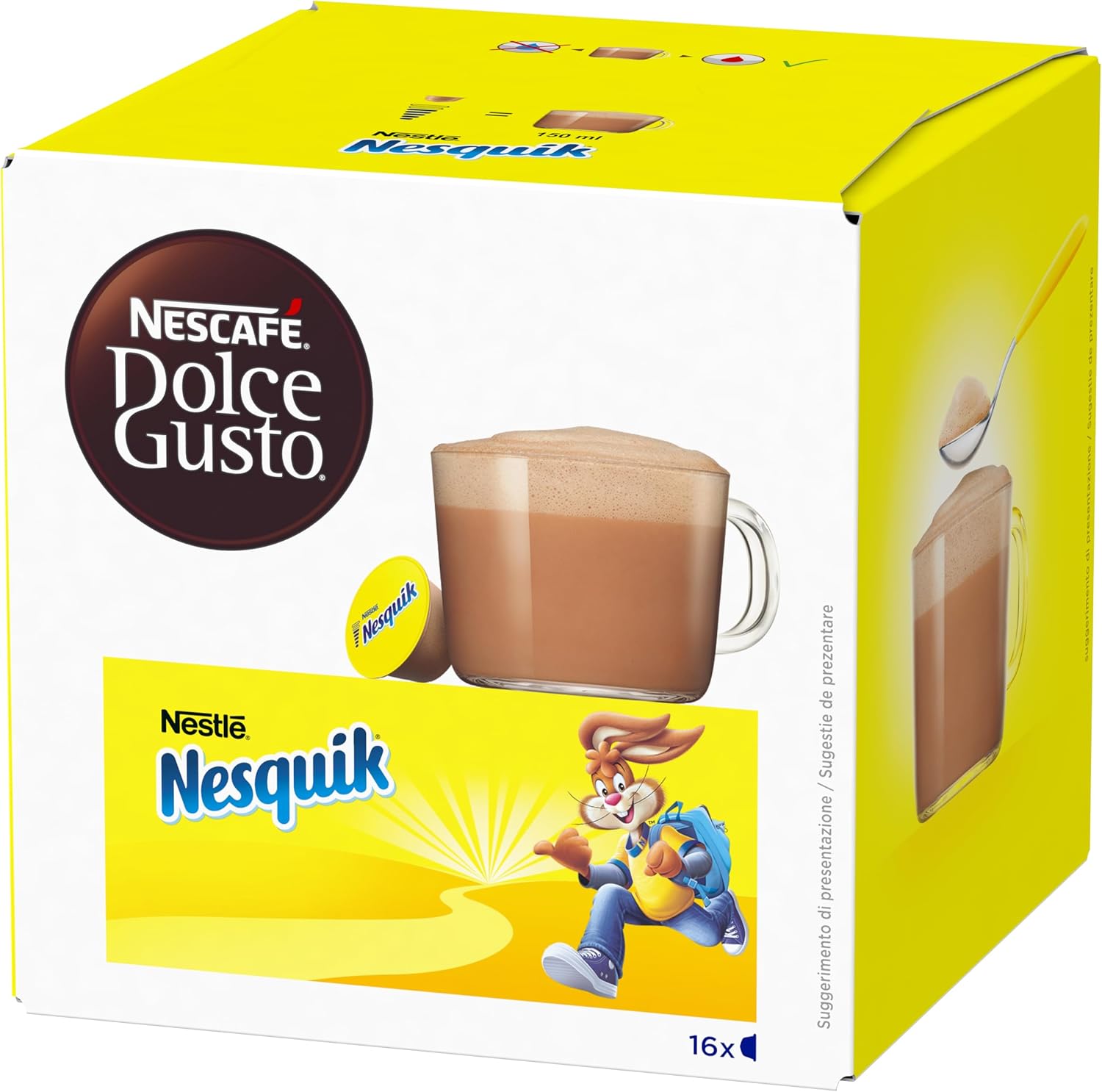 Nescafe Dolce Gusto Nesquik Cialde Caffè, 16 Capsule