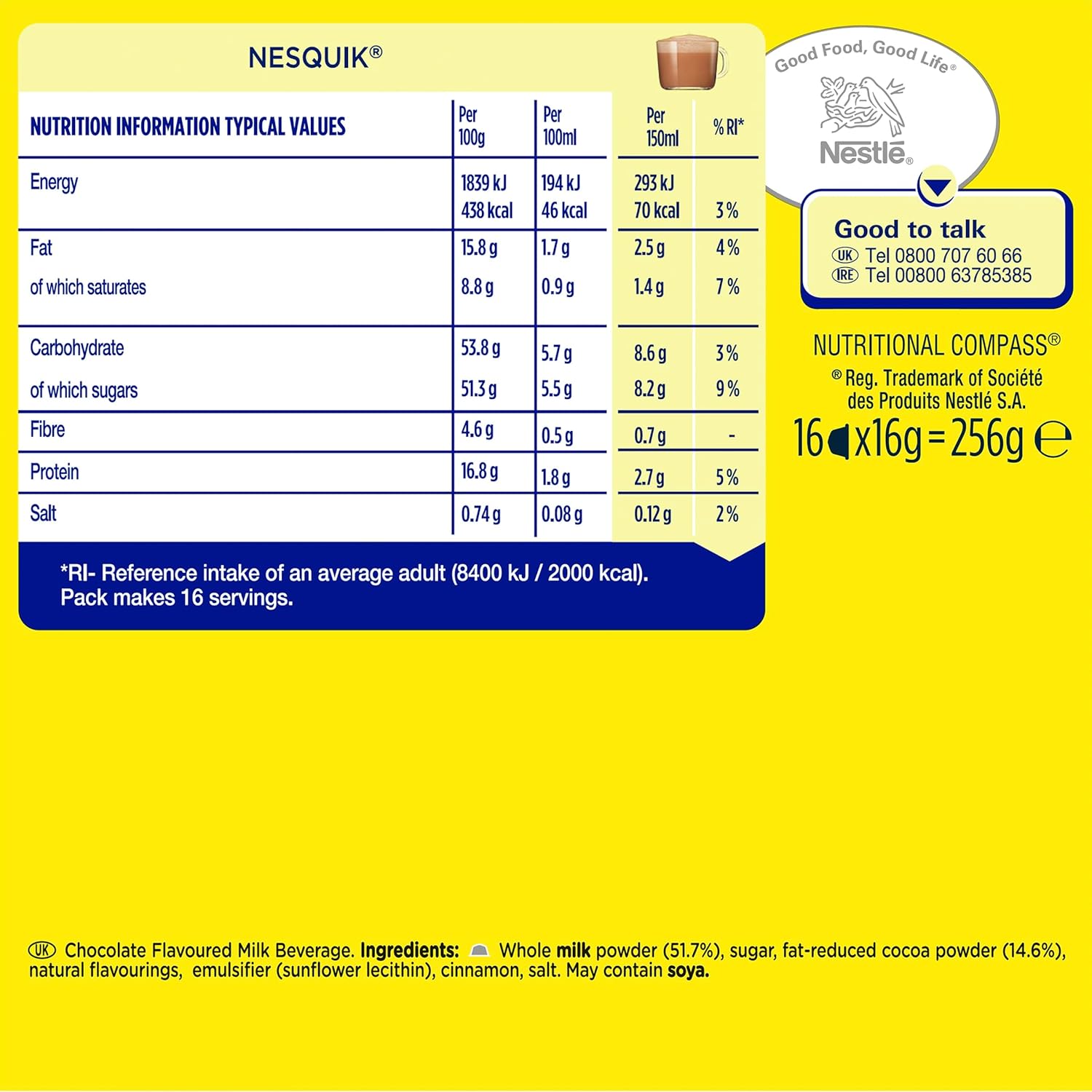 Nescafe Dolce Gusto Nesquik Cialde Caffè, 16 Capsule