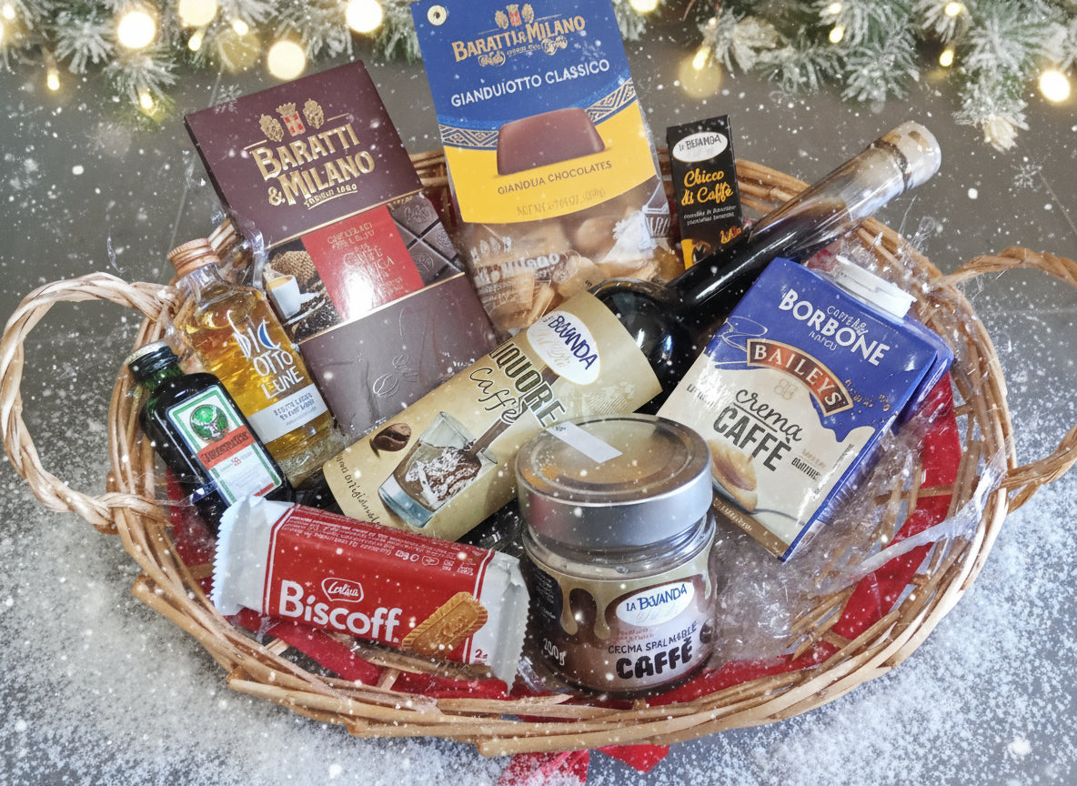Cesto Natalizio tema Caffè