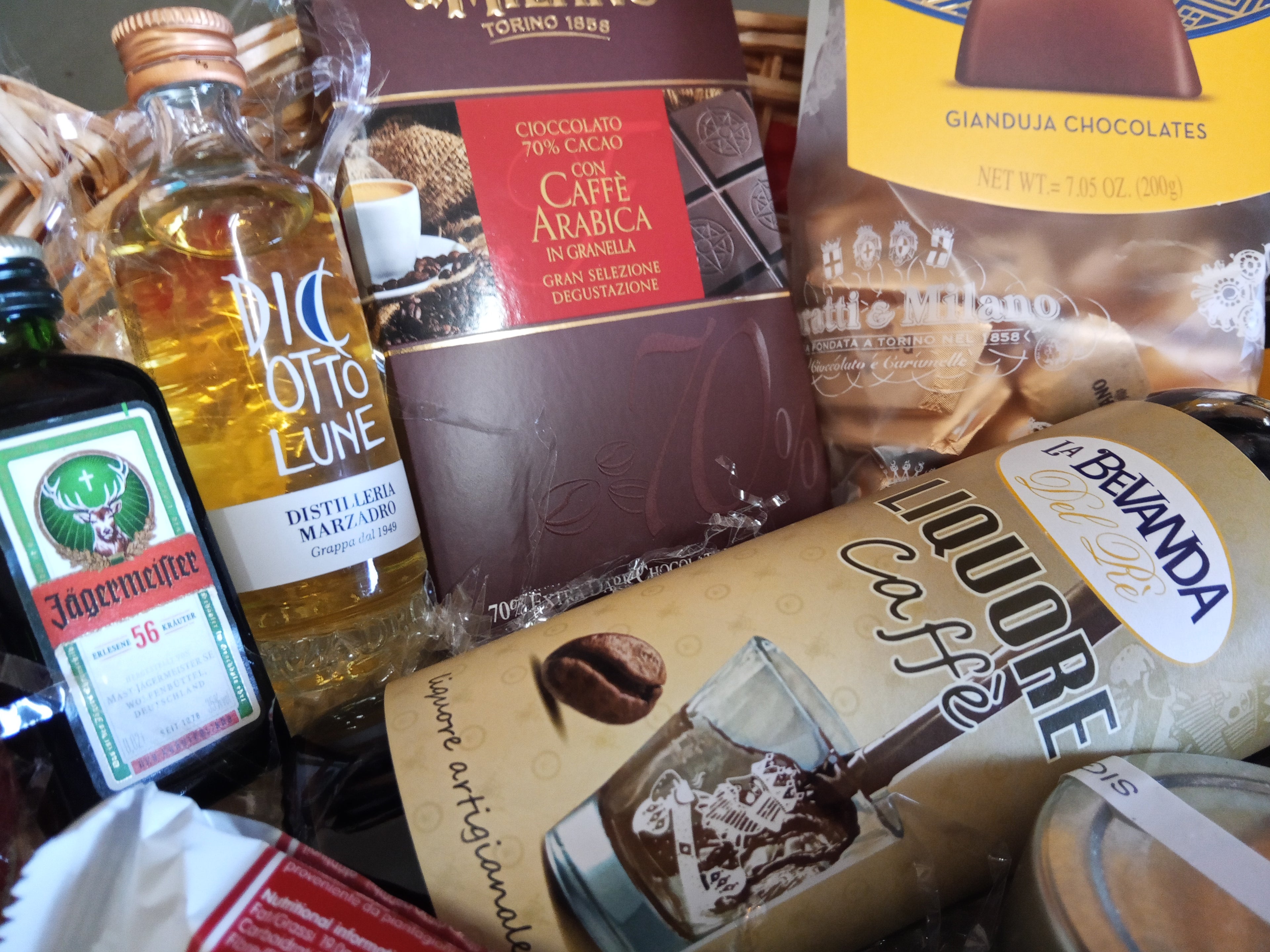 Cesto Natalizio tema Caffè