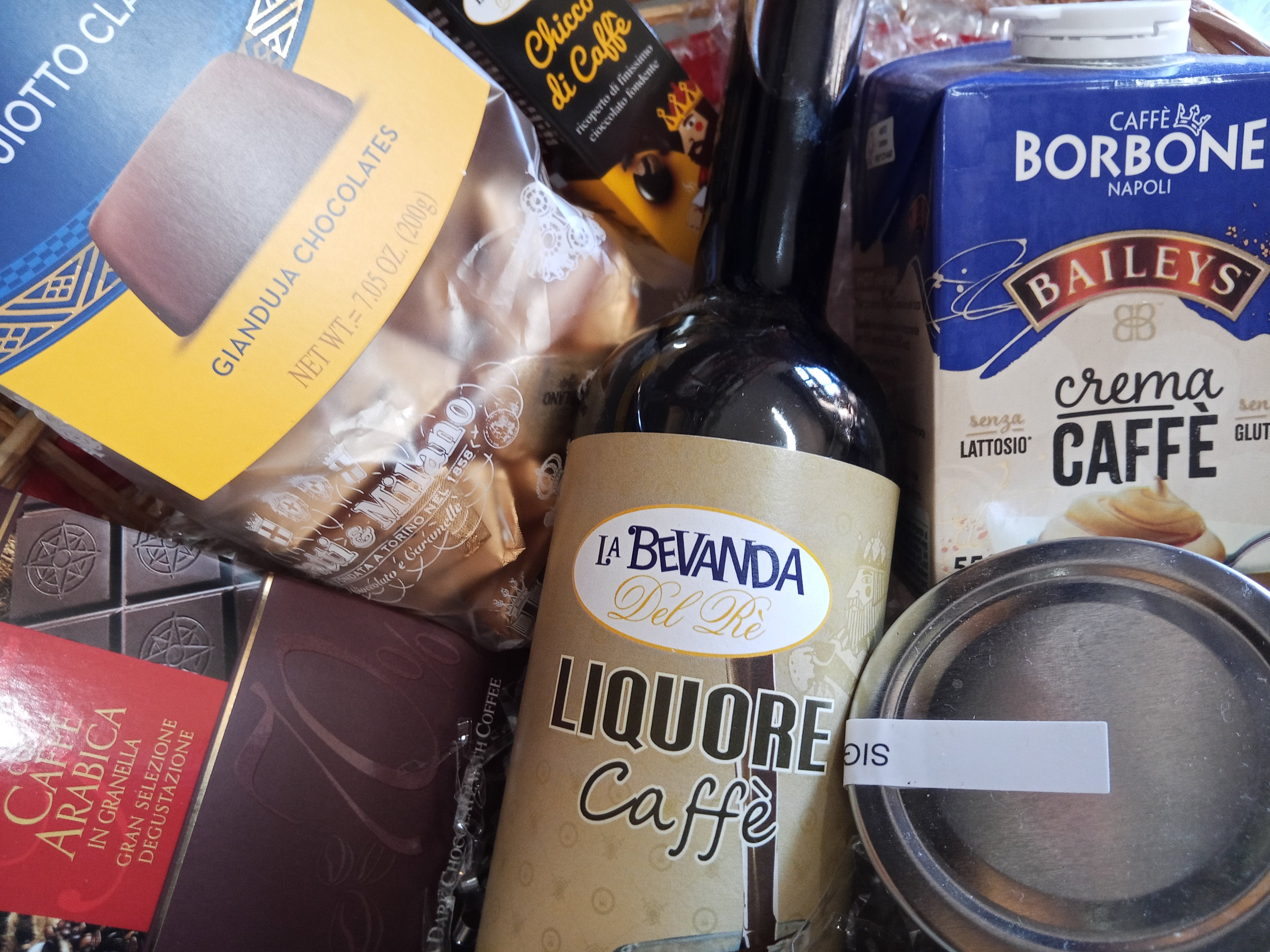 Cesto Natalizio tema Caffè