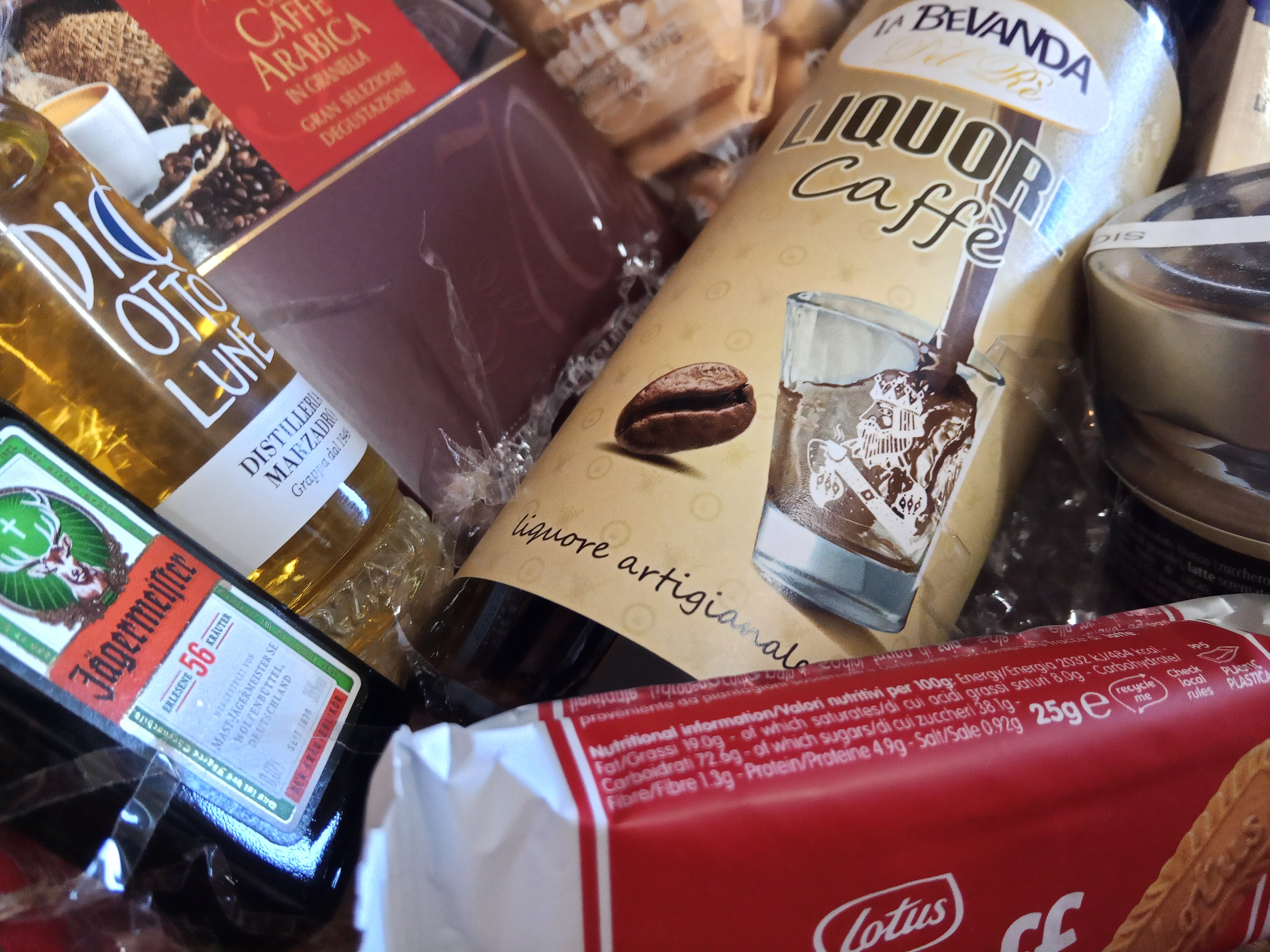 Cesto Natalizio tema Caffè