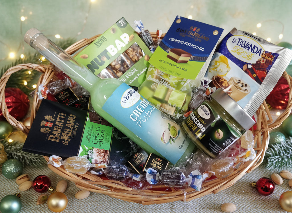 Cesto Natalizio tema Pistacchio