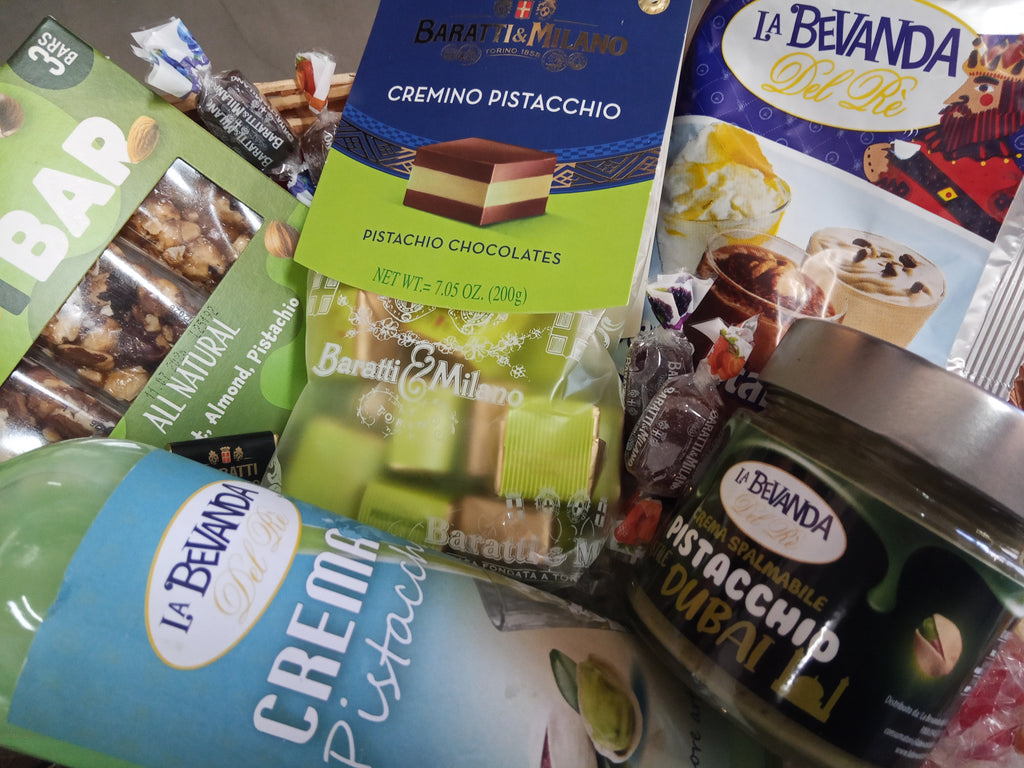 Cesto Natalizio tema Pistacchio