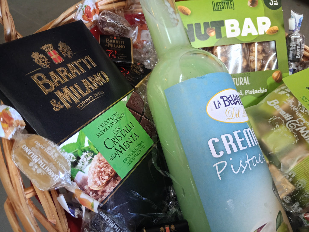 Cesto Natalizio tema Pistacchio