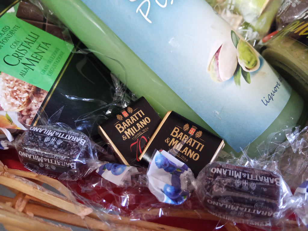 Cesto Natalizio tema Pistacchio