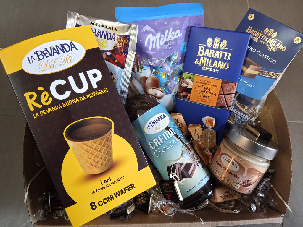 Cesto Natalizio tema Cioccolato