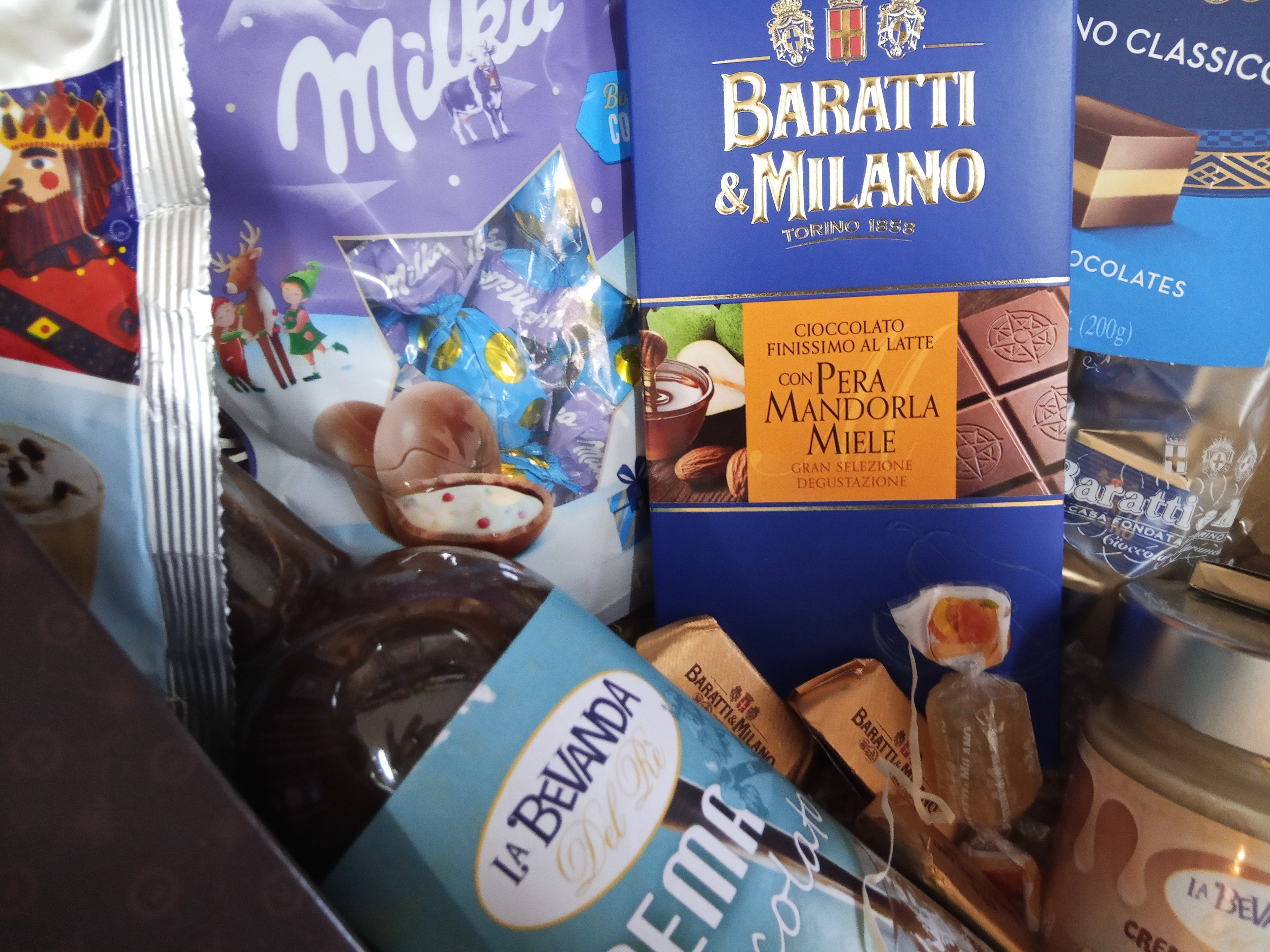 Cesto Natalizio tema Cioccolato