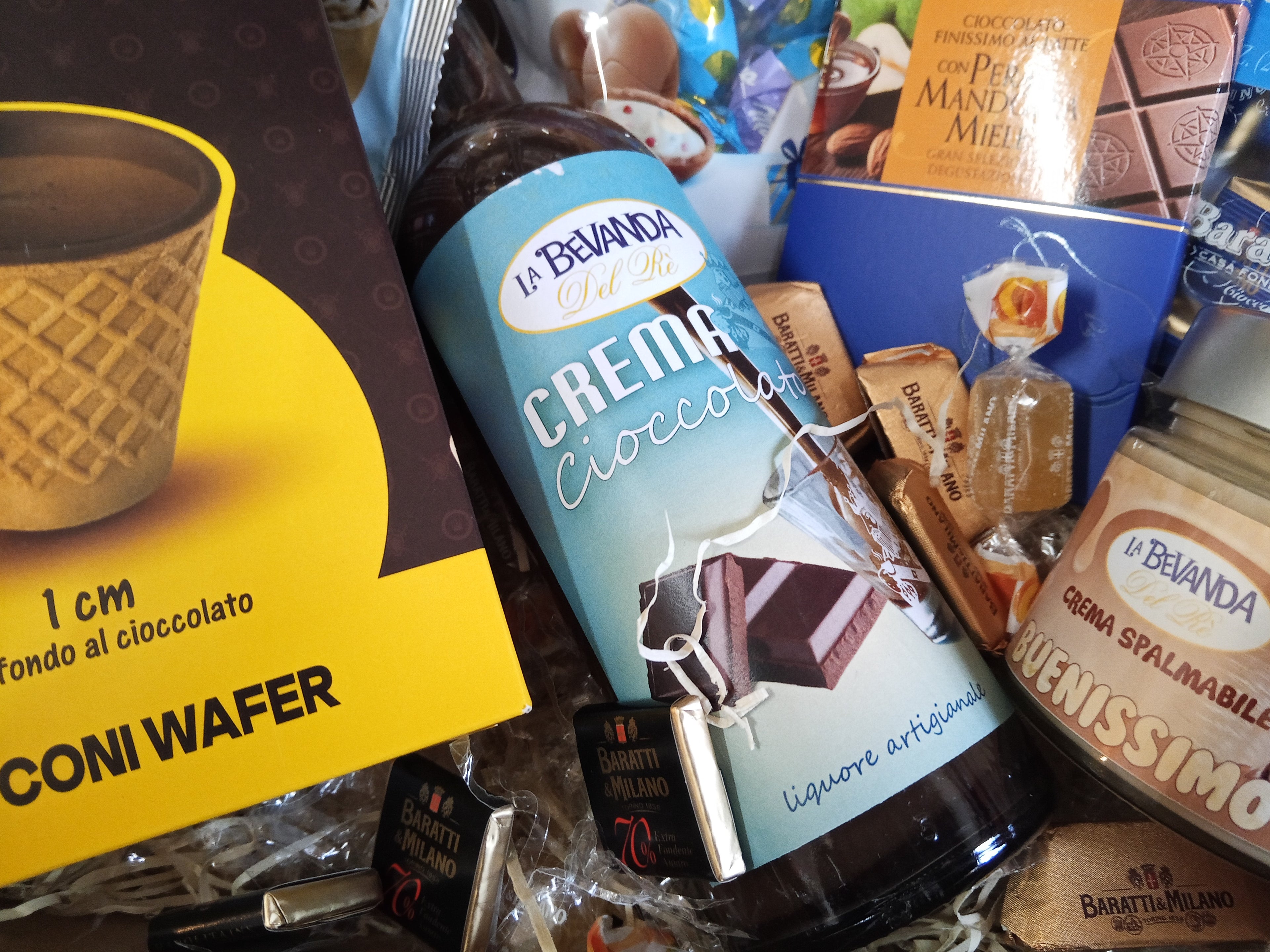 Cesto Natalizio tema Cioccolato