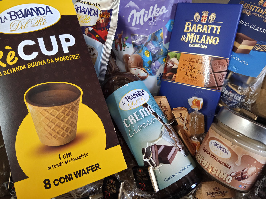 Cesto Natalizio tema Cioccolato