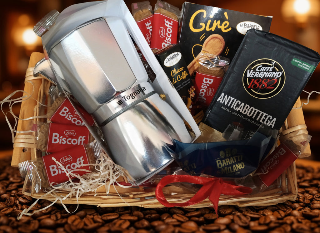 Cesto Natalizio tema Moka