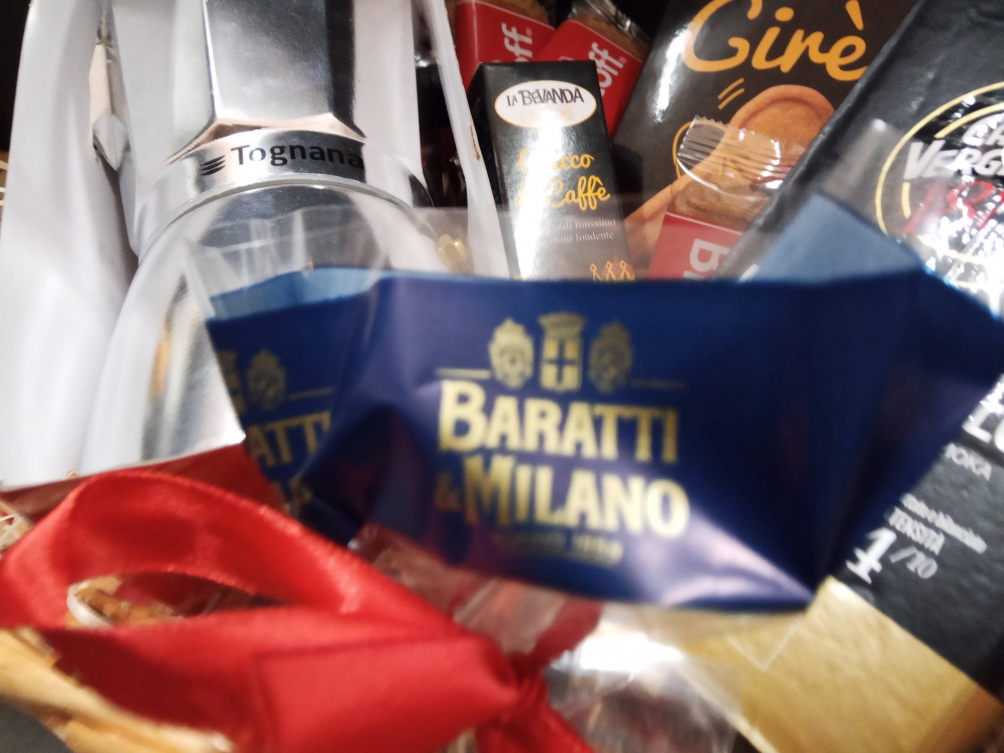 Cesto Natalizio tema Moka