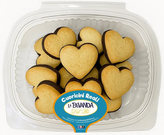 Biscotti Artigianali CUORICINI REALI 140 GR