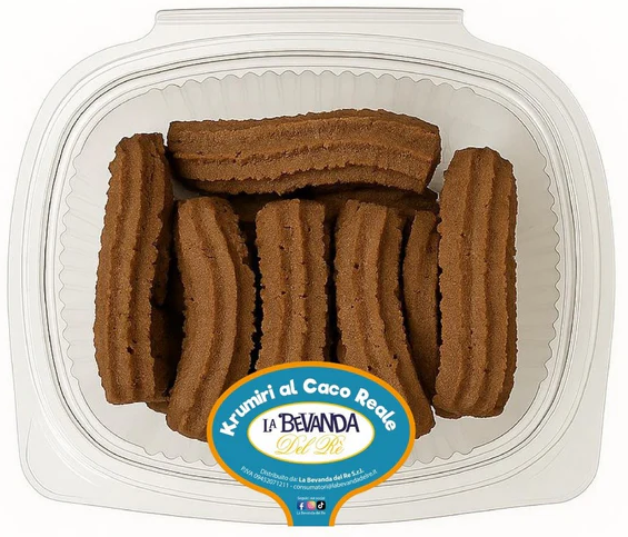 Biscotti Artigianali KRUMIRI AL CACAO REALE 140 GR