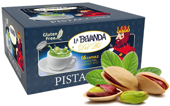 La Bevanda del Re 16 Capsule A Modo Mio - Pistacchio